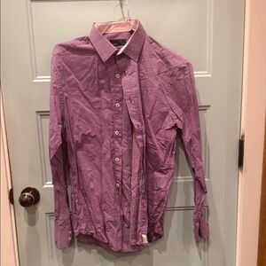 Men's Purple Button Down Shirt
